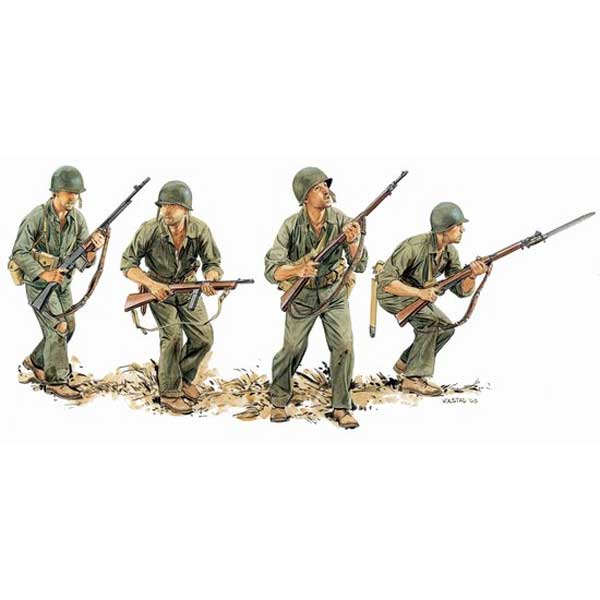 再生産】1/35 WW.II アメリカ海兵隊 ペリリュー ガダルカナル