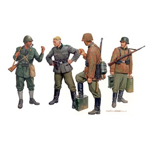 1/35 WW.II ドイツ武装親衛隊兵士＆イタリア軍歩兵 危うい同盟