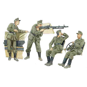 【再生産】1/35 WW.II ドイツ軍 ハーフトラック・クルーセット【DR6193】