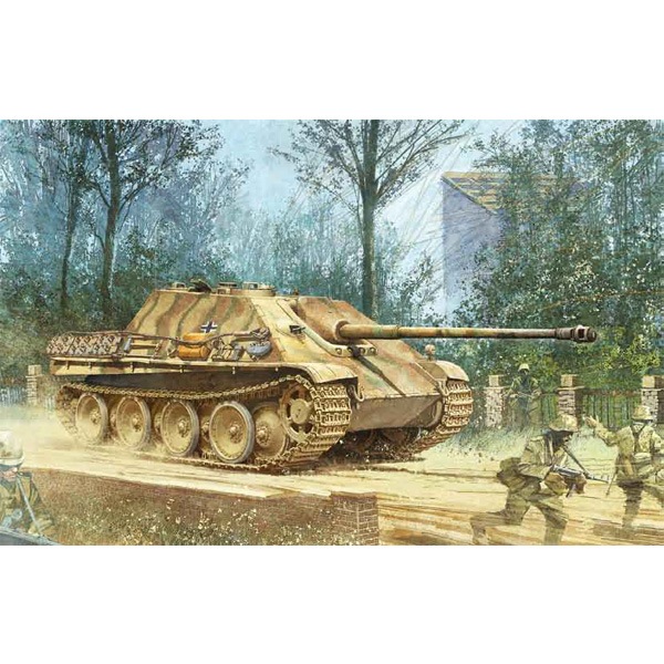 サイバーホビー 1/35 ヤークトパンター 後期型 w/マジックトラック WW.II ドイツ軍 ヤークトパンター G1 後期型 w/マジックトラック