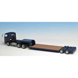 1/50 16輪 中低床重量物運搬用トレーラ (ダークブルーメタリック 