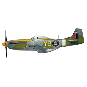 1/144 P-51Dマスタング 各国空軍機セレクション ～異国のマスタング～【PDR-21】