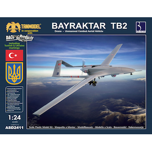 1/24 軍用ドローン (UAV) バイラクタル TB2【ASD2411】