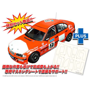 NuNu�b1/24 ���[�V���O�V���[�Y BMW 320i E46 DTCC �c�[�����O�J�[���[�X 2001 �E�B�i�[ �}�X�L���O�V�[�g�t���yPN24007MSK�z�bPN24007MSK BMW 320i E46 DTCC