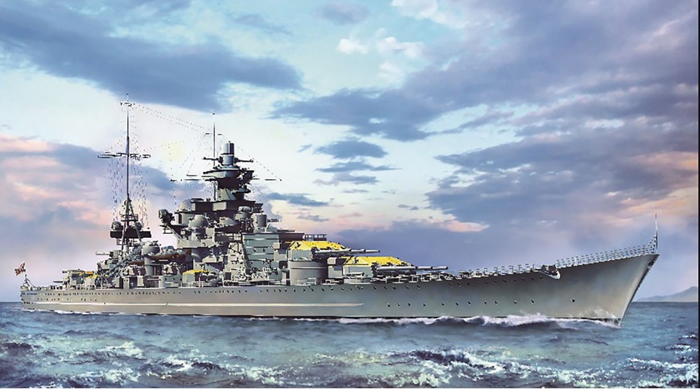 再生産】1/350 WW.II ドイツ軍 巡洋戦艦 シャルンホルスト 1940