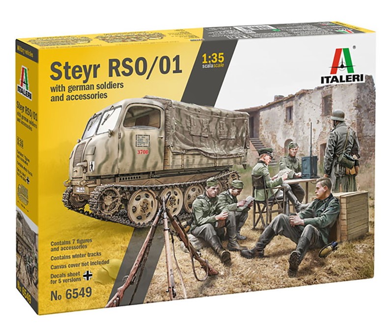 再生産】1/35 WW.II ドイツ軍 RSO/01 汎用トラクター 前線での