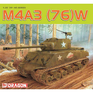ドラゴンモデル｜1/35 WW.II アメリカ軍 M4A3(76)W シャーマン 豪華仕様【DR6325SP】｜DR6325SP M4A3/76W ｼｬｰﾏﾝ ｺﾞｳｶｼﾖｳ