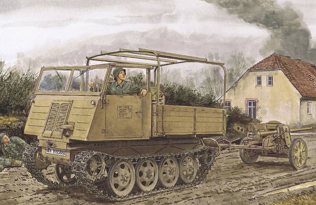 1/35 WW.II ドイツ軍 RSO/3 & 5cm Pak38 対戦車砲 マジック