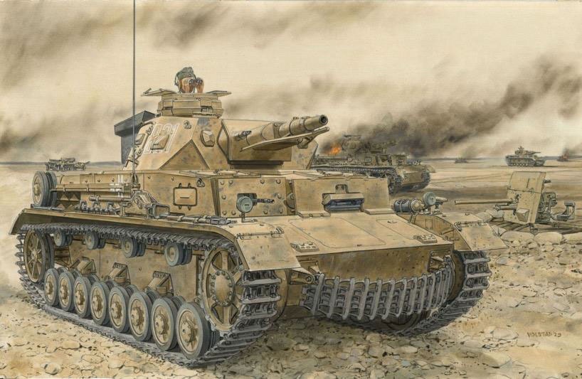 戦車ジオラマ 1/35 ドイツ2号戦車と降下猟兵戦車 & 兵士 6体