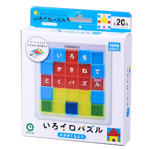 いろをかさねてとくパズル いろイロパズル きかがくもよう