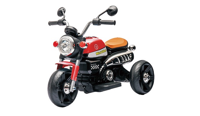 RAMASU 電動乗用3輪ミニバイク 赤色 RAMASU こども用電動乗用 3輪ミニバイク(レッド) 返品種別B