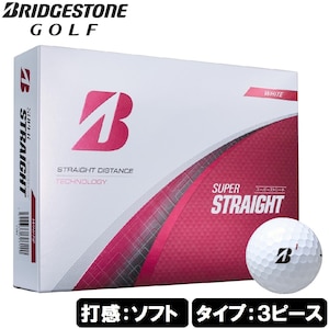 �u���a�X�g���S���t�b�u���a�X�g�� �X�[�p�[�X�g���[�g �S���t�{�[�� SUPER STRAIGHT 2025�N���f�� �S���t�{�[�� 1�_�[�X 12������ �i�z���C�g�j�bS-STRAIGHT-25-WH-12P