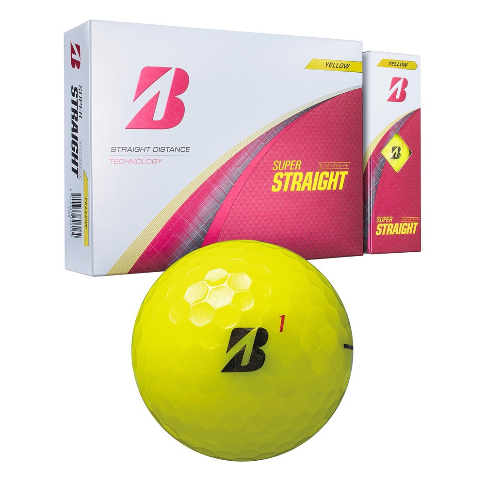SUPER STRAIGHT 2025年モデル ゴルフボール 1ダース 12個入り