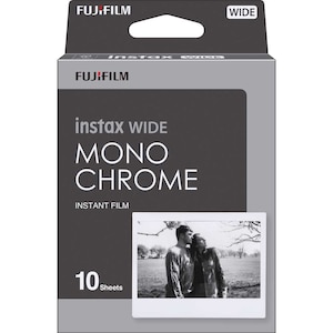 富士フイルム｜インスタントカラーフィルム instax WIDE（モノクローム）｜INSWIDEMONOCHROMEWW1
