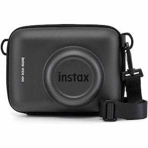 �x�m�t�C�����b�g�`�F�L�h instax WIDE 400�p �J�����P�[�X�i�u���b�N�j�bINS_W400_��׹-�_BLK