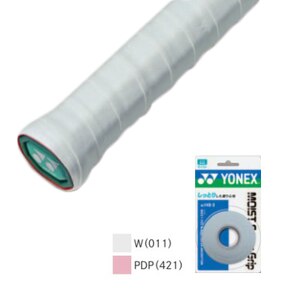 ヨネックス｜モイストスーパーグリップ　3本入（ホワイト・幅25mm×長さ1200mm×厚さ0.65mm）｜YONEX AC148-3 011
