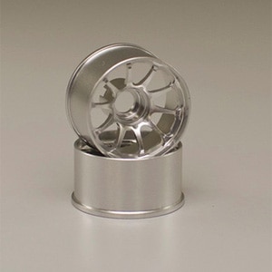 Mini-Z 2WD用 RAYS CE28N アルミホイール ワイド オフセット0mm シルバー【R246-1602】