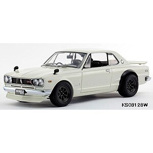 �����b1/18 NISSAN �X�J�C���C�� 2000GT-R with F�X�|�C���[/RS���^�i�x(�z���C�g)�yKS08128W�z�bKS08128W ���ײ�2000GTR �ܲ�