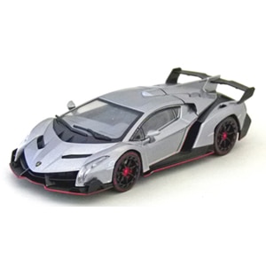 1/43 Lamborghini Veneno（グレー/レッドライン）【K05571GR】