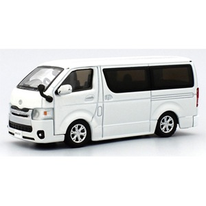 1/64 トヨタ ハイエース スーパーGL 2014 ホワイトパール　京商 1/64 トヨタ ハイエース スーパーGL 2014（ホワイトパール