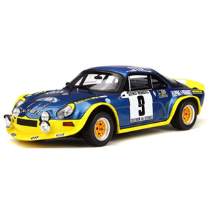 2025激安通販 再生産】1/18 アルピーヌ A110 ターボ セヴェンヌラリー（ブルー ミニカー