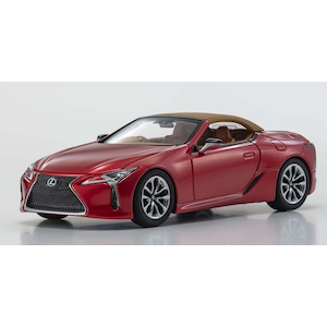 1/43 レクサス LC500 コンバーチブル (ラディアントレッドコントラストレイヤリング)【KS03902RR】
