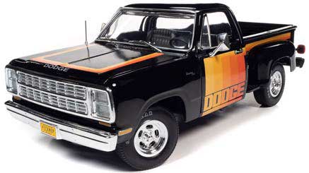ミニカー　1/18 1980 ダッジ ピックアップ ステップ サイド(ブラック) [AW291] 1/18 1980 ダッジ ピックアップ ステップ サイド ブラック
