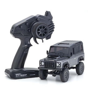 電動RC クローリングカー ミニッツ4×4シリーズ レディセット ランドローバー ディフェンダー 90 オートバイオグラフィ（コリスグレー/サントリーニブラック）【32526GM】