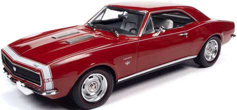 ミニカー　1/18 1967 シェビー カマロ SS/RS(ボレロレッド) [AMM1288] 1/18 1967 シェビー カマロ SS/RS ボレロレッド【AMM1288