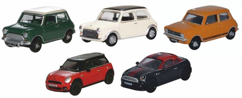 ミニカー　1/76 ミニ 5台セット(クラシック/クーパーS/1275GT/ニュー/クーペ) [OX76SET79] 1/76 ミニ 5台セット（クラシック/クーパーS/1275GT/ニュー