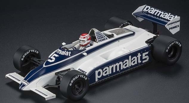 GP-REPLICAS GP130AWD Scale 1/18 | BRABHAM F1 BT49C PARMALAT