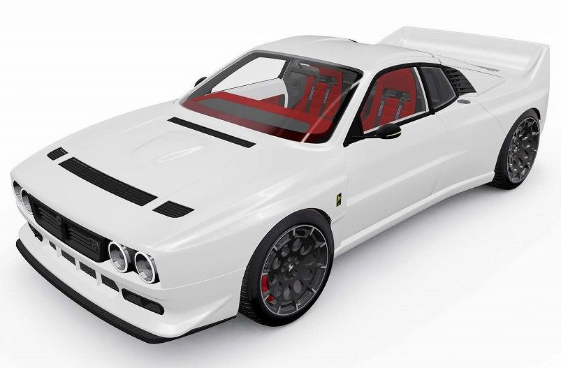 ミニカー　1/18 キメラ EVO37(パールホワイト) [TOP129A] 1/18 キメラ EVO37 パールホワイト【TOP129A