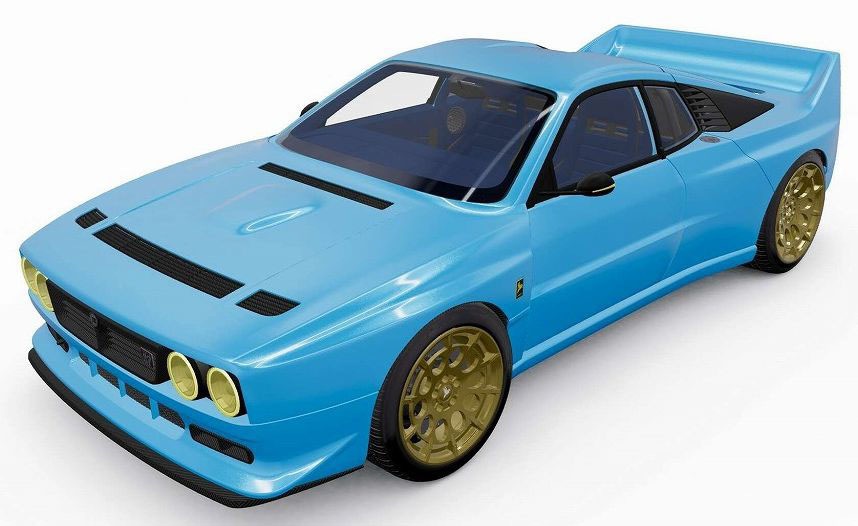 ミニカー　1/18 キメラ EVO37(ライトブルー) [TOP129D] top129d.jpg
