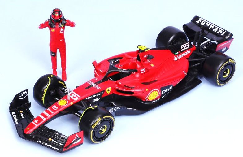 1/24 フェラーリ SF23 2023 No,16 C.ルクレール フィギュア付