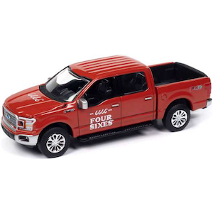 Auto World�b1/64 2020 �t�H�[�h F-150 ���b�h Four Sixes�yAWBC002AR�z�bAWBC002AR ̫��� F-150 گ�� Four Sixes