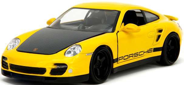 1/24 2007 ポルシェ 911 ターボ 997 イエロー/ブラック