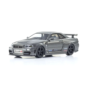 1/64 [MOTN] 日産 スカイライン R34 GT-R ニスモ CRS Ver. LED搭載(グレー)【K07130LGR】