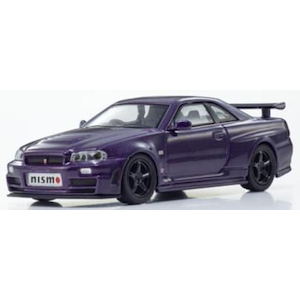 1/64 [MOTN] ニスモ R34 GT-R Z-tune LED搭載 (パープル)【K07130LP】