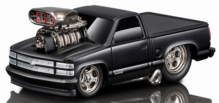 再生産】1/64 MM 1993 シボレー 454 SS ブラック【MS15584BK