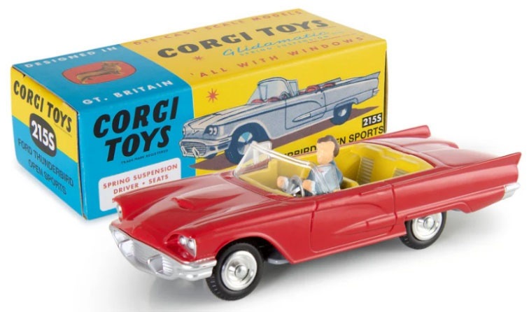 CORGI TOYS 214S 「フォード サンダーバード」 Corgi 214s, Ford Thunderbird - Free Price Guide & Review