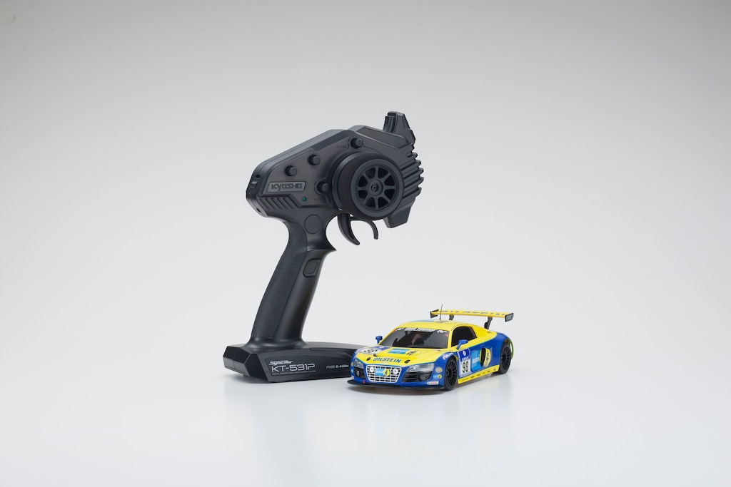 ミニッツ rwd アウディ　リモコン付き 京商 ミニッツRWDシリーズ レディセット Audi R8 LMS Phoenix