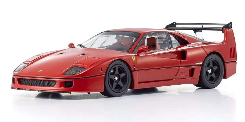 再生産】1/18 フェラーリ F40 ライトウェイト LMウイング(レッド
