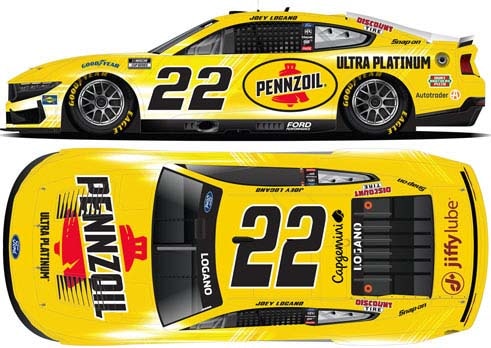 1/64 PENNZOIL 2025 フォード マスタング ジョーイ・ロガーノ