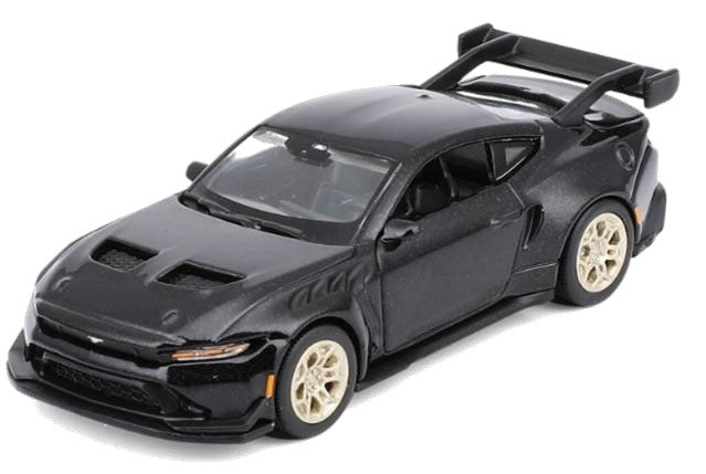 マスタング 1/64 SI フォード マスタング GTD 2025 メタリックブラック【MS15713BK