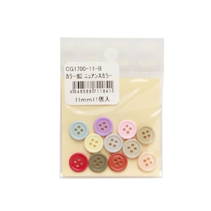 NBK�b�J���[�{�^��(��11.5mm)(�j���A���X�J���[)�bCG1700-11-B(����-��)