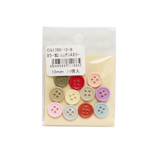 NBK�b�J���[�{�^��(��13mm)(�j���A���X�J���[)�bCG1700-13-B(����-��)