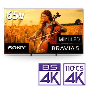 �\�j�[�b65V�^ Mini LED�t���e���r�mBS�ECS 4K�`���[�i�[�����n�bK-65XR53