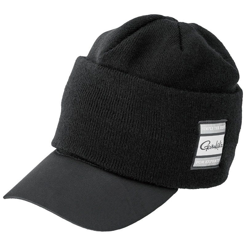 2WAYニットバイザーキャップ フリーサイズ(ブラック/BLACK WORKS