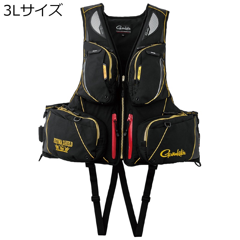 当季大流行 アルテマシールドプロ 3Lサイズ(ブラック フローティングベスト ウェア