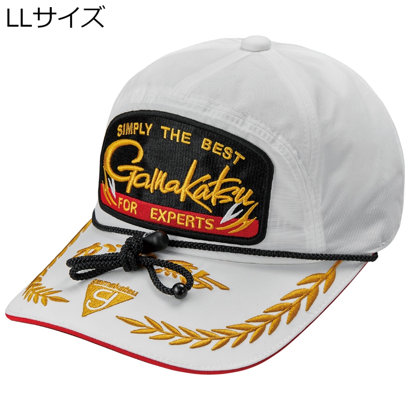 ワッペンキャップ がま鮎 LLサイズ(ホワイト) | がまかつ